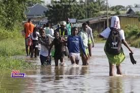 Photos: Peace Town in Ngleshie, Amanfro others cut off by heavy downpour - MyJoyOnline.com