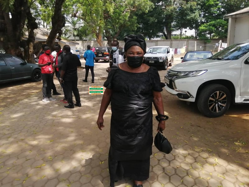 Akua Donkor spotted at Rawlings' residence
