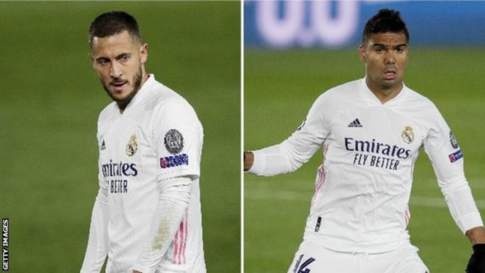 Hazard and Casemiro both face a spell on the sidelines