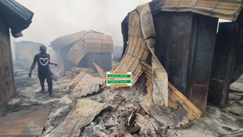 Odawna market fire outbreak