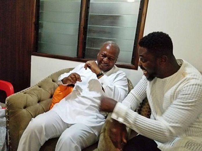 John Dramani Mahama with A Plus