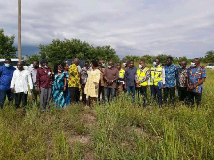 The land had been purposefully reserved for the construction of the airport