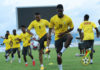 Black Stars players training