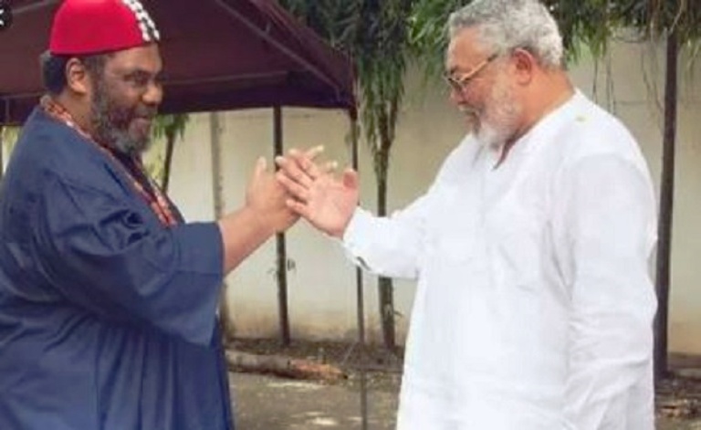 Nigerian actor, Pete Edochie mourns Rawlings