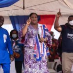 First Lady campaigns against Sam George
