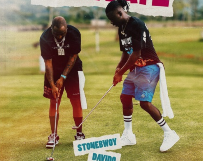 Davido and Stonebwoy play golf together in Ghana