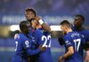 Chelsea players celebrate