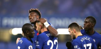 Chelsea players celebrate