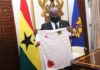 President Akufo Addo with new Asante Kotoko Errea jersey