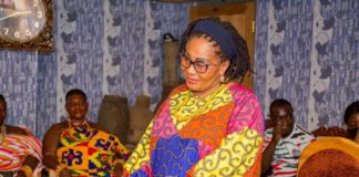 Lordina Mahama campaigns in Bono East Region