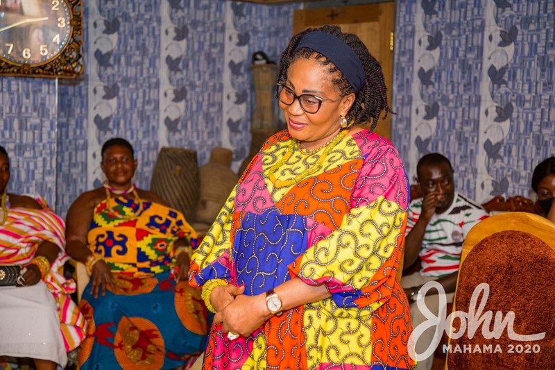 Lordina Mahama campaigns in Bono East Region