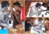 Young artist draws picture which appears like living human being