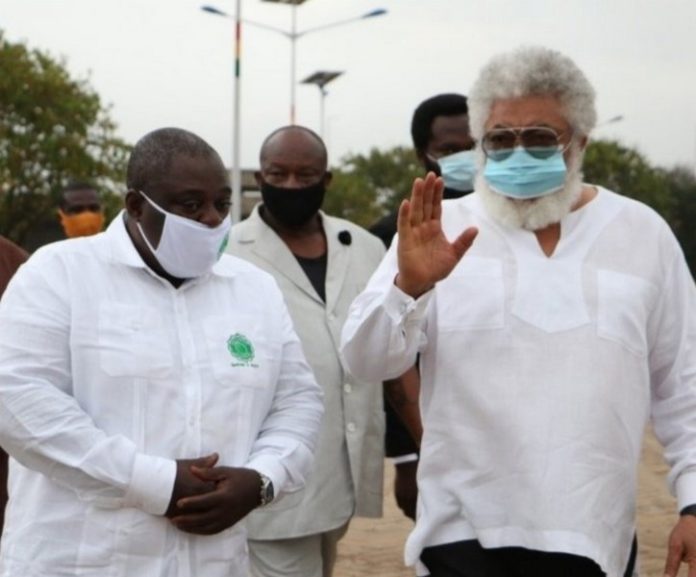 Koku Anyidoho and Rawlings