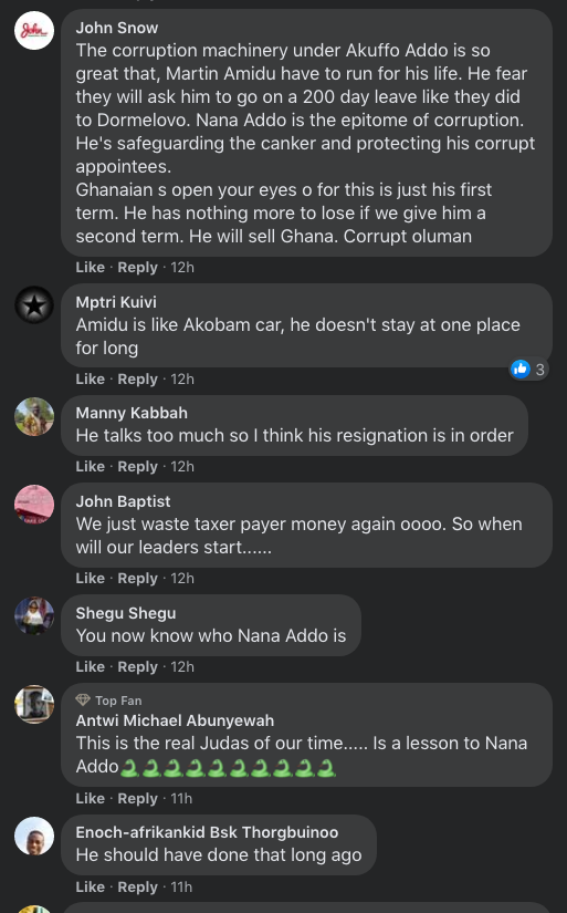 Check out reactions on social media after Special Prosecutor Martin Amidu resigned