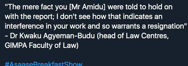 Check out reactions on social media after Special Prosecutor Martin Amidu resigned