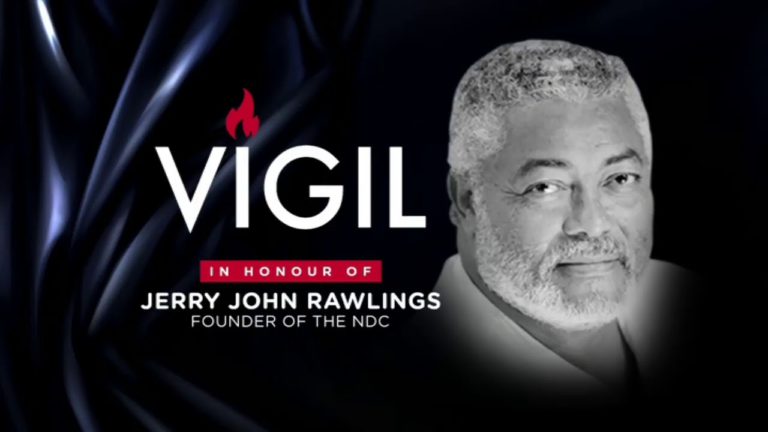 Watch: NDC holds vigil for Rawlings