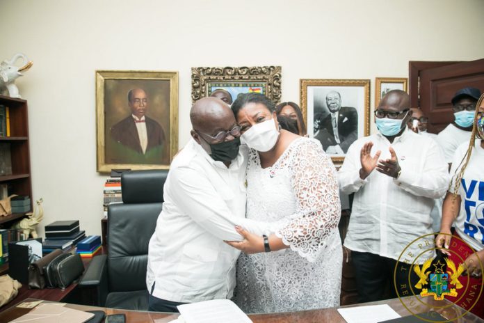 Nana Akufo-Addo and Rebecca