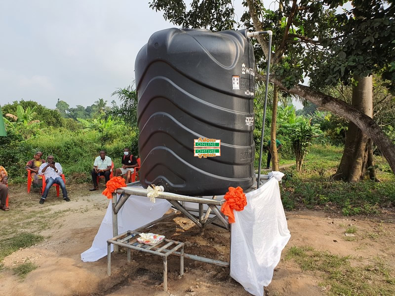 Tinkong residents gets portable water