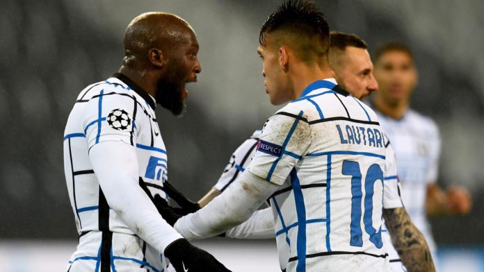 Romelu Lukaku celebrates scoring for Inter Milan Image credit: Getty Images