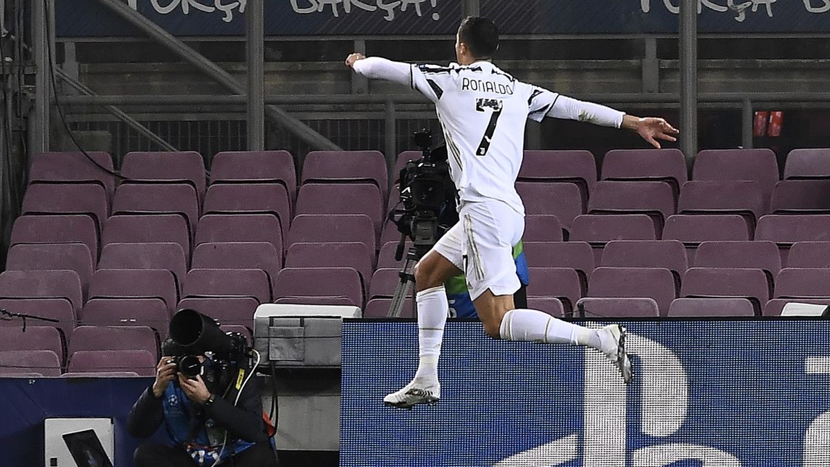UCL: Ronaldo scores twice as Juventus humiliate Barcelona at