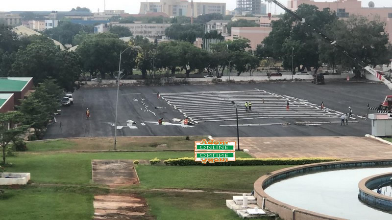 Akufo Addo swearing in at Parliament