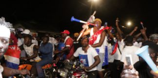 NPP supporters celebrate Akufo-Addo’s victory