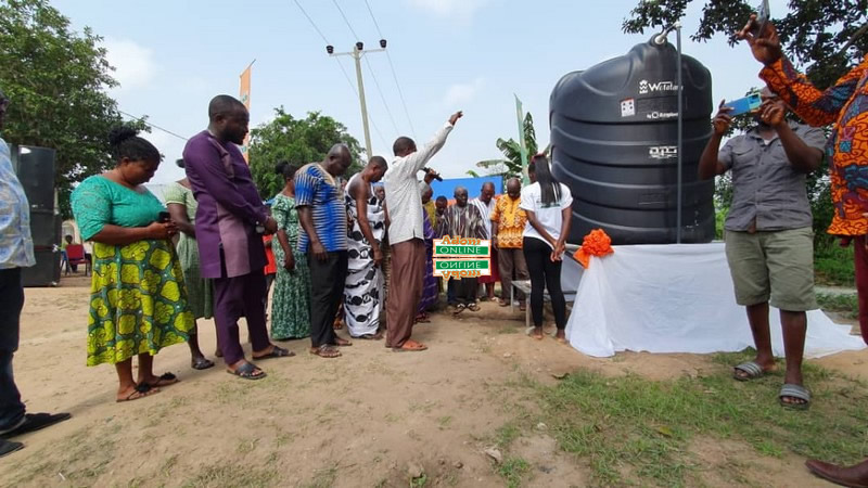 Tinkong residents gets portable water