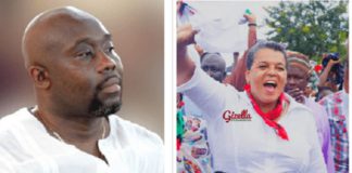 MP for Awutu Senya West constituency, Nenyi George Andah and Gizella Tetteh–Agbotui