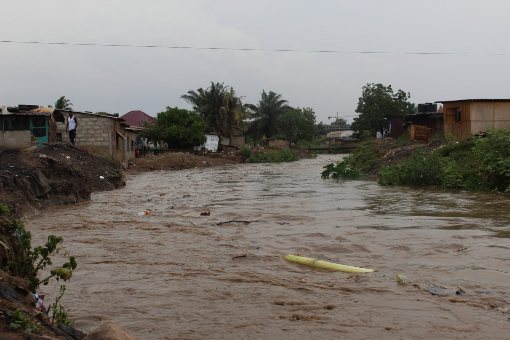 10-minutes downpour almost floods Dome residents - Photo by Patience Korkor Hesse / Adom News