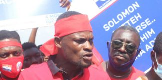 Angry NPP suporters