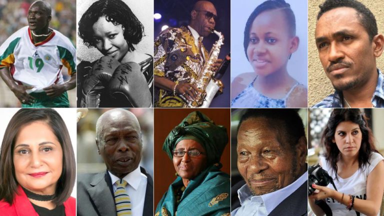 Prominent African deaths of 2020