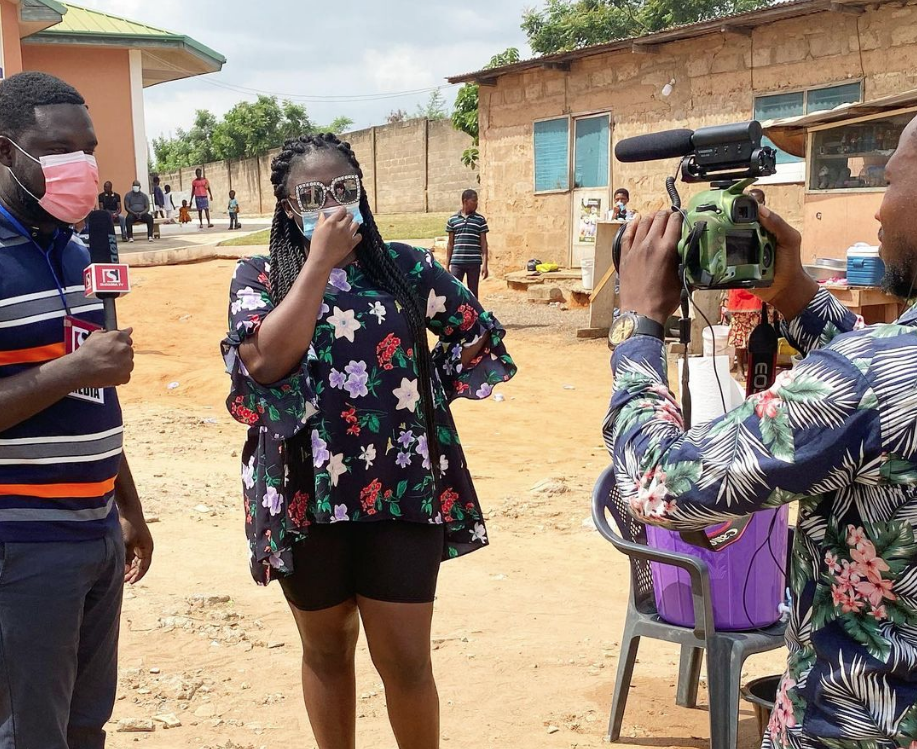 Actress Tracey Boakye shares photo after exercising her franchise. "Voted ? peacefully ?," she said. | Adomonline.com