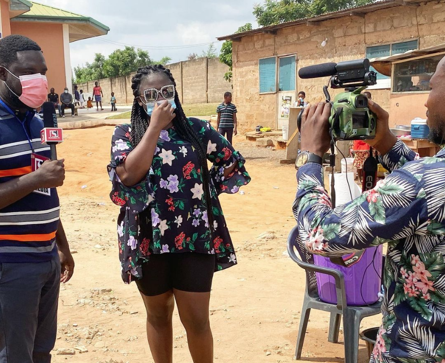 Actress Tracey Boakye shares photo after exercising her franchise. "Voted 🗳 peacefully 👍," she said. | Adomonline.com