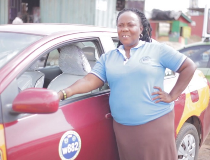 Meet the woman who prefers driving a taxi to teaching | Adomonline.com