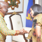 President Akufo-Addo and Chairperson of the Electoral Commission, Jean Mensa | Adomonline.com