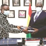 Copies of 2020 transitional handing over notes presented to Chief Justice