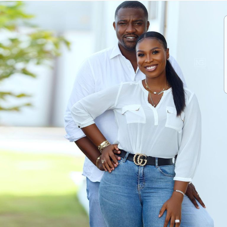 John Dumelo’s wife breaks silence after loss to Lydia Alhassan