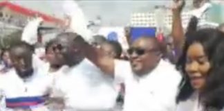 Nana B, other NPP members dance at thanksgiving service