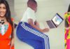 Juliet Ibrahim and son