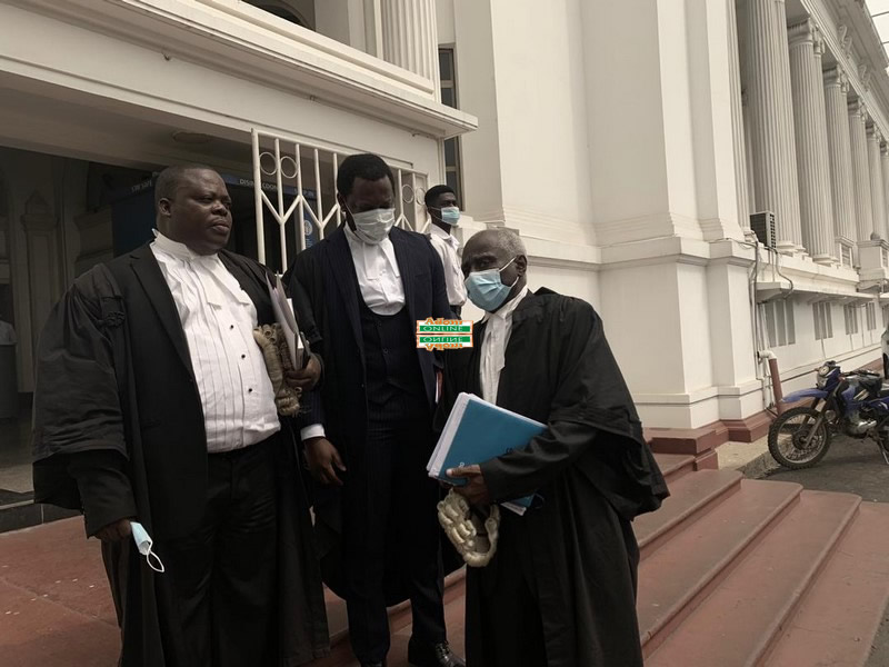 Sammy Gyamfi, others arrive at Supreme Court to file NDC petition