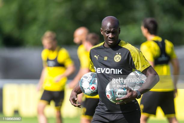 Otto Addo at the training grounds of Dortmund