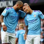 Kyle Walker and Gabriel Jesus