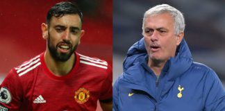 Bruno Fernandes has won Premier League player of the month; Jose Mourinho has won the manager's award
