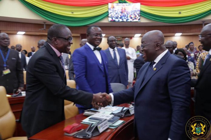 Akufo Addo and Alban Bagbin