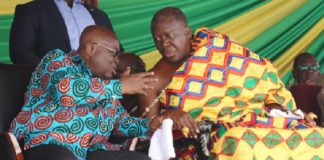 President Akufo-Addo with Otumfuo Osei Tutu II