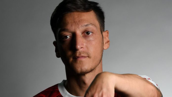 Mesut Ozil of Arsenal during the Arsenal Media Photocall at London Colney on September 09, 2020 in St Albans, England Image credit: Getty Images
