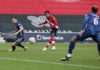 Gabriel of Arsenal deflects Kyle Walker-Peters of Southampton shot past his goalkeeper Bernd Leno to score an own goal to make it 1-0 during Southampton v Arsenal, The Emirates FA Cup Fourth Round, on January 23, 2021 in Southampton, England. Image credit: Getty Images
