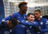 Tammy Abraham celebrates with Chelsea teammates Image credit: Getty Images