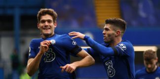 Marcos Alonso (L) and Christian Pulisic (R) Image credit: Getty Images