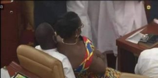 Ursula Owusu sits on Akandoh